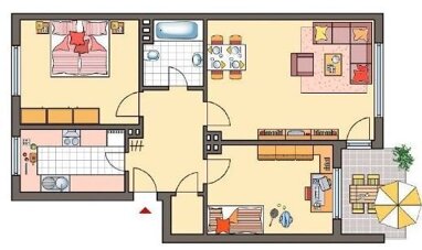 Wohnung zur Miete 760 € 3 Zimmer 70 m² 1. Geschoss Croningstr. 12 Wedel 22880
