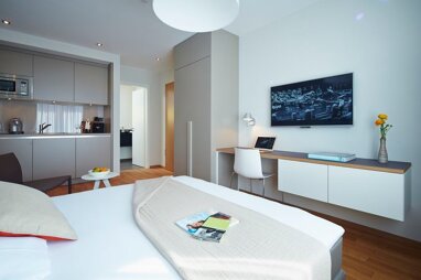 Wohnung zur Miete Wohnen auf Zeit 1.662 € 1 Zimmer 25 m² frei ab 20.04.2024 Kölner Straße Gallus Frankfurt am Main 60327