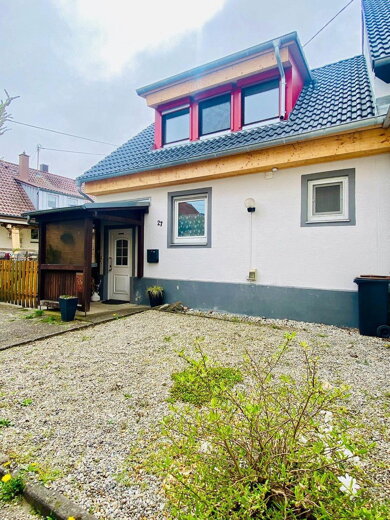 Doppelhaushälfte zum Kauf provisionsfrei 219.000 € 3,5 Zimmer 75 m² 169 m² Grundstück Senderstraße 27 Altshausen Altshausen 88361