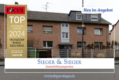 Wohnung zur Miete 780 € 3 Zimmer 74 m² Bergheim Troisdorf 53844