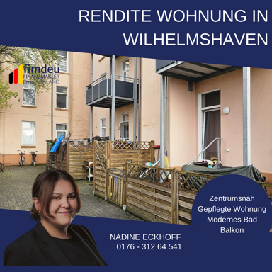 Wohnung zum Kauf 3 Zimmer 71 m² 1. Geschoss Bant Wilhelmshaven 26382