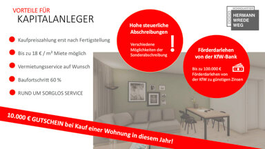 Wohnung zum Kauf 419.000 € 2 Zimmer 66 m² frei ab 31.03.2025 Weststadt Lüneburg 21339