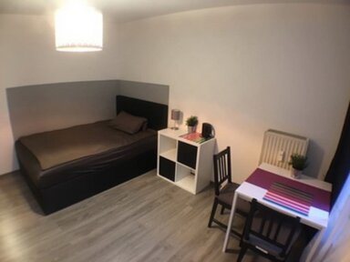 Wohnung zur Miete Wohnen auf Zeit 856 € 1 Zimmer 24 m² frei ab sofort Perreystraße Rheinau - Süd Mannheim 68219