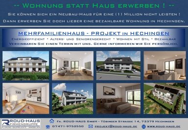 Wohnung zum Kauf provisionsfrei Schlatterstrasse 14 Hechingen Hechingen 72379