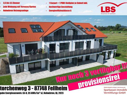 Wohnung zum Kauf provisionsfrei 459.000 € 4,5 Zimmer 122 m² Fellheim 87748