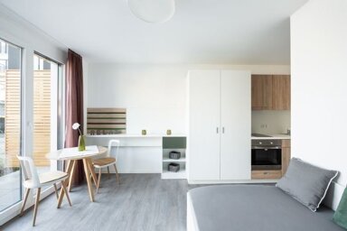 Studio zur Miete 483 € 1 Zimmer 23 m² 2. Geschoss frei ab 01.04.2025 Regensburger Str. 6/8 Glockenhof Nürnberg 90478