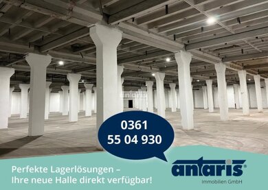 Lagerhalle zur Miete 1.800 m² Lagerfläche teilbar ab 1.800 m² Arnstadt Arnstadt 99310