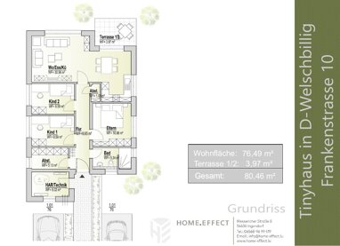 Bungalow zum Kauf provisionsfrei 5 Zimmer 80,5 m² 507 m² Grundstück Frankenstraße 10 Welschbillig Welschbillig 54298