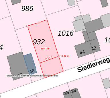 Grundstück zum Kauf provisionsfrei 200.000 € 600 m² Grundstück Siedlerweg 46 Dröscheder Feld Iserlohn 58638