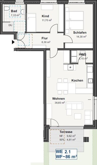 Wohnung zum Kauf Provisionsfrei 422.527 € 3 Zimmer 86,2 m² Schildesche Bielefeld 33611