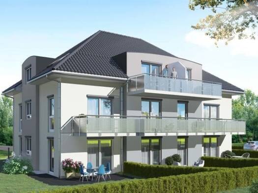 Terrassenwohnung zum Kauf - Erstbezug provisionsfrei 189.000 € 2 Zimmer 50 m² 1. Geschoss frei ab sofort Roding 93426