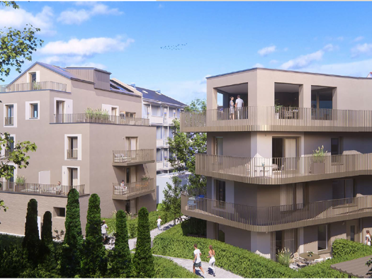 Terrassenwohnung zur Miete 1.100 € 2 Zimmer 58,1 m² Geschoss 2/4 frei ab sofort Guerickestraße 6 a Kasernenviertel Regensburg 93053