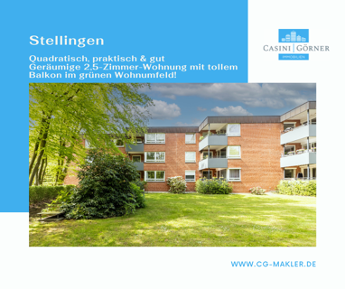 Wohnung zum Kauf 369.000 € 3 Zimmer 77 m² 1. Geschoss Stellingen Hamburg 22527
