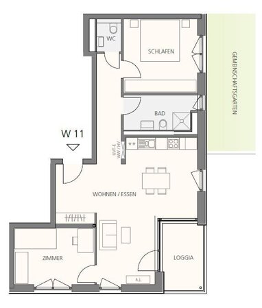 Wohnung zum Kauf Provisionsfrei 449.100 € 3 Zimmer 80,7 m² 1. Geschoss Herrischried Herrischried 79737