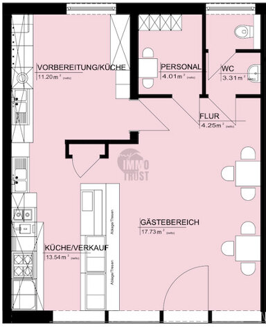 Bürofläche zur Miete 18,52 € 2 Zimmer 54 m² Bürofläche Krähenwinkel / Krähenwinkel Flugh. Langenhagen 30855