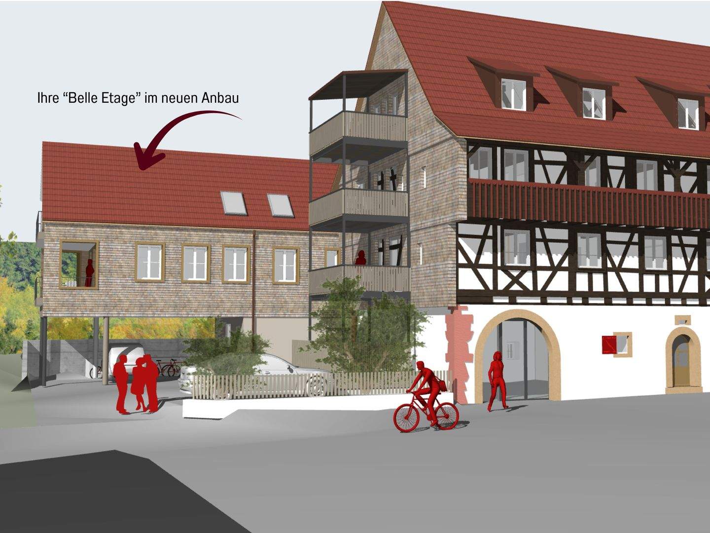 Immobilie in Schiltach - Haus im Haus - Privates Wohnen im historischen Ensemble - Bild 4