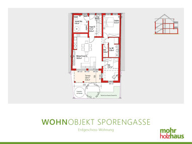 Wohnung zum Kauf Provisionsfrei 389.120 € 3 Zimmer 78,9 m² Erdgeschoss Sporengasse 10 Weißenburg Weißenburg i. Bay. 91781