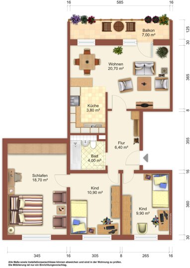 Wohnung zur Miete 429 € 4 Zimmer 78 m² 2. Geschoss Prof.-Wagenfeld-Ring 2 Weißwasser/O.L. 02943