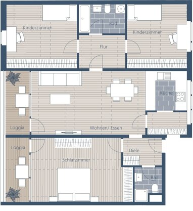 Wohnung zum Kauf Provisionsfrei 368.000 € 4 Zimmer 112,1 m² 2. Geschoss Lindenau Leipzig 04177