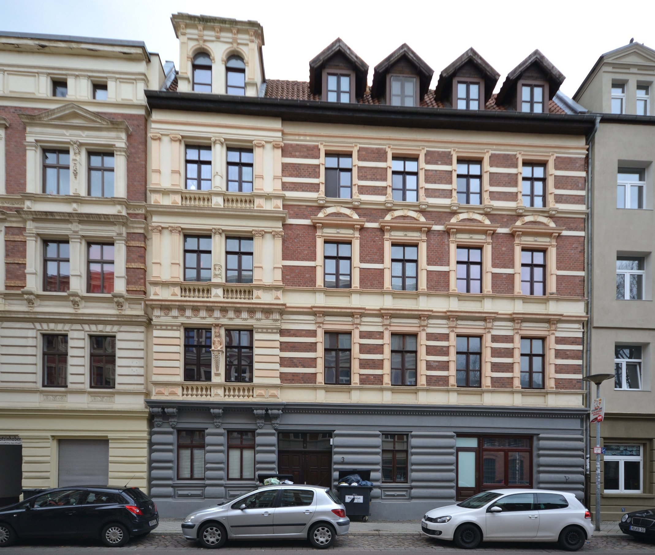 Wohnung zur Miete 510 € 3 Zimmer 78 m²<br/>Wohnfläche 4. Stock<br/>Geschoss Heidestraße 3 Salzmannstraße Magdeburg 39112