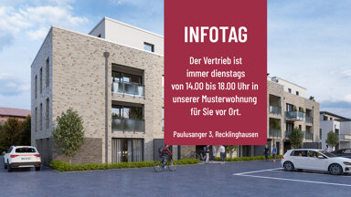 Wohnung zum Kauf provisionsfrei 405.000 € 3 Zimmer 89,2 m² Paulusanger 3 Paulusviertel Recklinghausen 45657