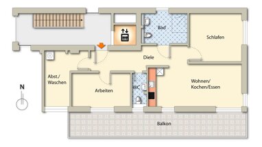 Wohnung zur Miete 1.160 € 3 Zimmer 93,1 m² 1. Geschoss Brauerstr. 4a Frömern Fröndenberg/Ruhr 58730