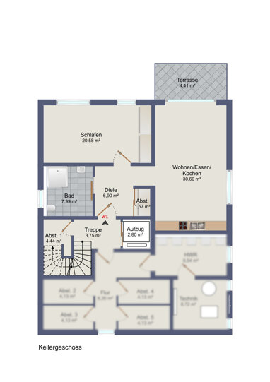 Wohnung zum Kauf 278.700 € 2 Zimmer 72 m² Keuchingen Mettlach 66693