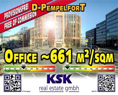 Bürofläche zur Miete Provisionsfrei 19 € 661,3 m² Bürofläche Pempelfort Düsseldorf 40211