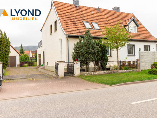 Doppelhaushälfte zum Kauf 59.900 € 4 Zimmer 145 m² 800 m² Grundstück Tilleda 06537