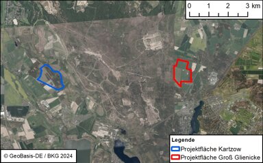 Gewerbegrundstück zur Miete 1.644.000 m² Grundstück Groß Glienicke Potsdam 14476