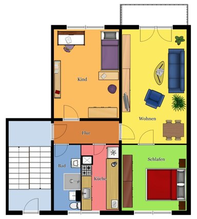 Wohnung zur Miete 401,22 € 3 Zimmer 66,9 m² EG frei ab sofort Dr.-Külz-Str. 37 Großenhain Großenhain 01558