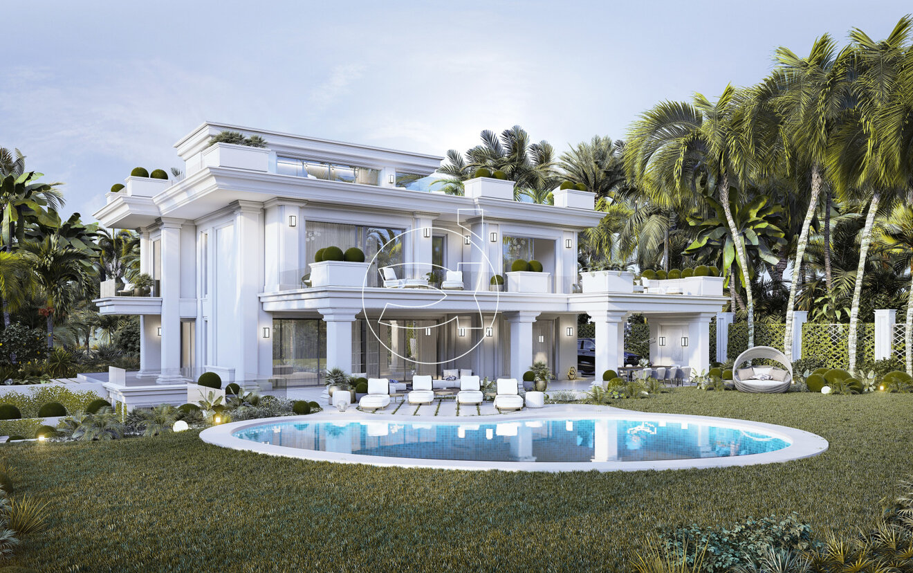 Villa zum Kauf 6.400.000 € 6 Zimmer 615 m²<br/>Wohnfläche 1.489 m²<br/>Grundstück Marbella Golden Mile 29600