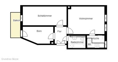 Wohnung zum Kauf Provisionsfrei 198.000 € 3 Zimmer 54 m² 5. Geschoss Plagwitz Leipzig 04229