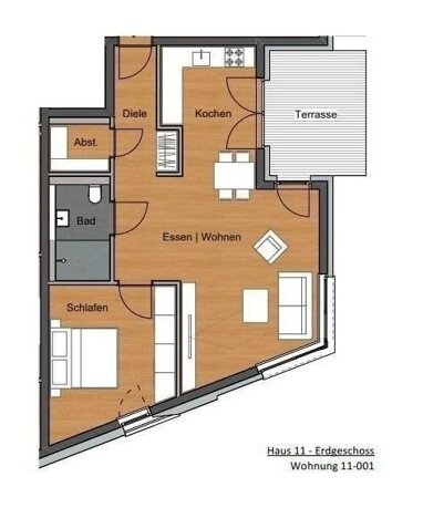 Wohnung zum Kauf Provisionsfrei 362.000 € 2 Zimmer 72,3 m² Erdgeschoss Pappelallee 57 Euskirchen Euskirchen 53879