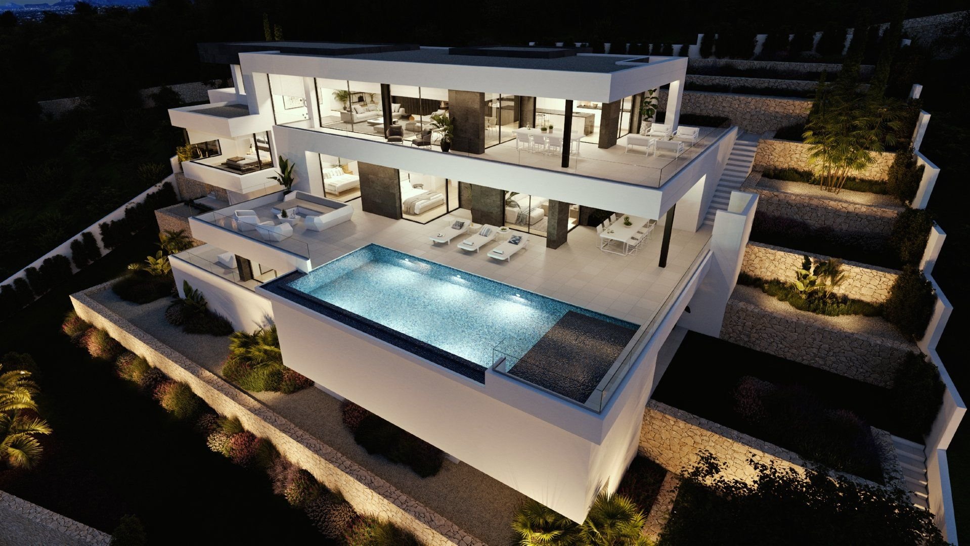 Villa zum Kauf 3.671.000 € 440 m²<br/>Wohnfläche 1.877 m²<br/>Grundstück Cumbre del Sol 03726