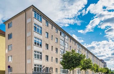 Wohnung zur Miete 359,76 € 2 Zimmer 49,4 m² 3. Geschoss Hertelstr. 34 Johannstadt-Nord (Neubertstr.) Dresden 01307