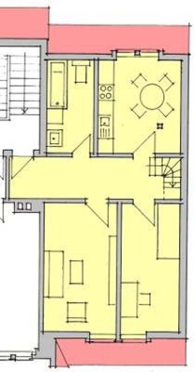 Maisonette zur Miete 570 € 3 Zimmer 64 m² 4. Geschoss frei ab 01.04.2025 Baumerstraße 5 Andreasvorstadt Erfurt 99089