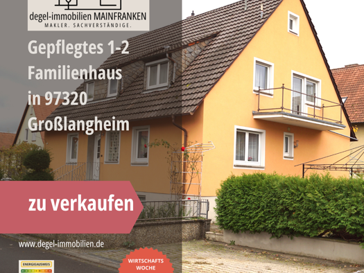 Einfamilienhaus zum Kauf 339.000 € 7 Zimmer 142 m² 553 m² Grundstück frei ab sofort Großlangheim 97320
