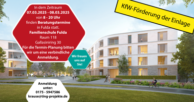 Wohnung zum Kauf provisionsfrei 90.000 € 2 Zimmer 63,3 m² 2. Geschoss Innenstadt Fulda 36037