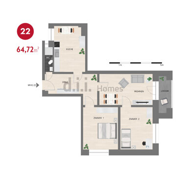 Wohnung zum Kauf 472.000 € 3 Zimmer 64,7 m² Eppendorf Hamburg / Eppendorf 20251