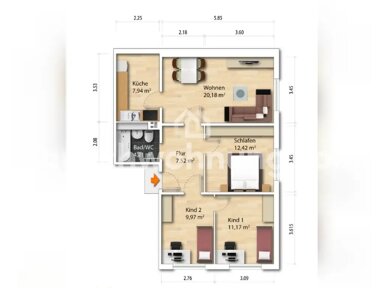 Wohnung zur Miete Tauschwohnung 400 € 4 Zimmer 76 m² 3. Geschoss Niedersedlitz (Dorfstr.) Dresden 01257