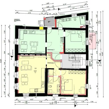 Wohnung zur Miete 730 € 2 Zimmer 65 m² 1. Geschoss frei ab sofort Fronveststraße 2 Herrieden Herrieden 91567