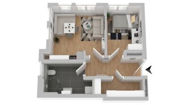 Wohnung zum Kauf Provisionsfrei 295.000 € 2 Zimmer 42 m² Oberisling - Graß Regensburg 93053