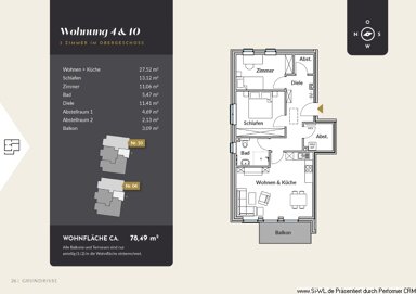 Wohnung zum Kauf provisionsfrei 430.000 € 3 Zimmer 78,5 m² 1. Geschoss frei ab 01.03.2025 Kurze Straße 5A Stelle Stelle 21435