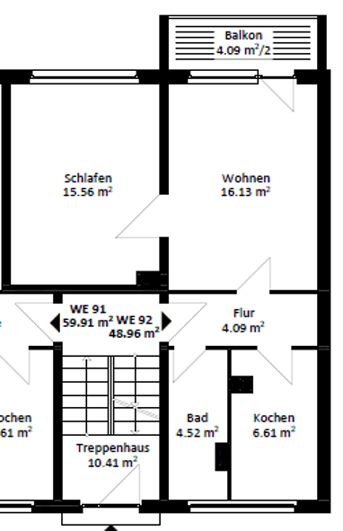 Wohnung zur Miete 327,96 € 2 Zimmer 48,2 m² Erdgeschoss Förderstedter Str. 100 Semmelweisstraße Magdeburg 39112