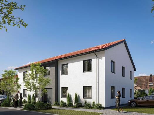 Terrassenwohnung zum Kauf - Erstbezug provisionsfrei 379.000 € 3 Zimmer 80 m² Geschoss EG/1 Adlerstraße Tapfheim 86660