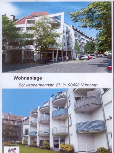 Apartment zum Kauf 143.000 € 1 Zimmer 26,2 m² 3. Geschoss Uhlandstraße Nürnberg 90408