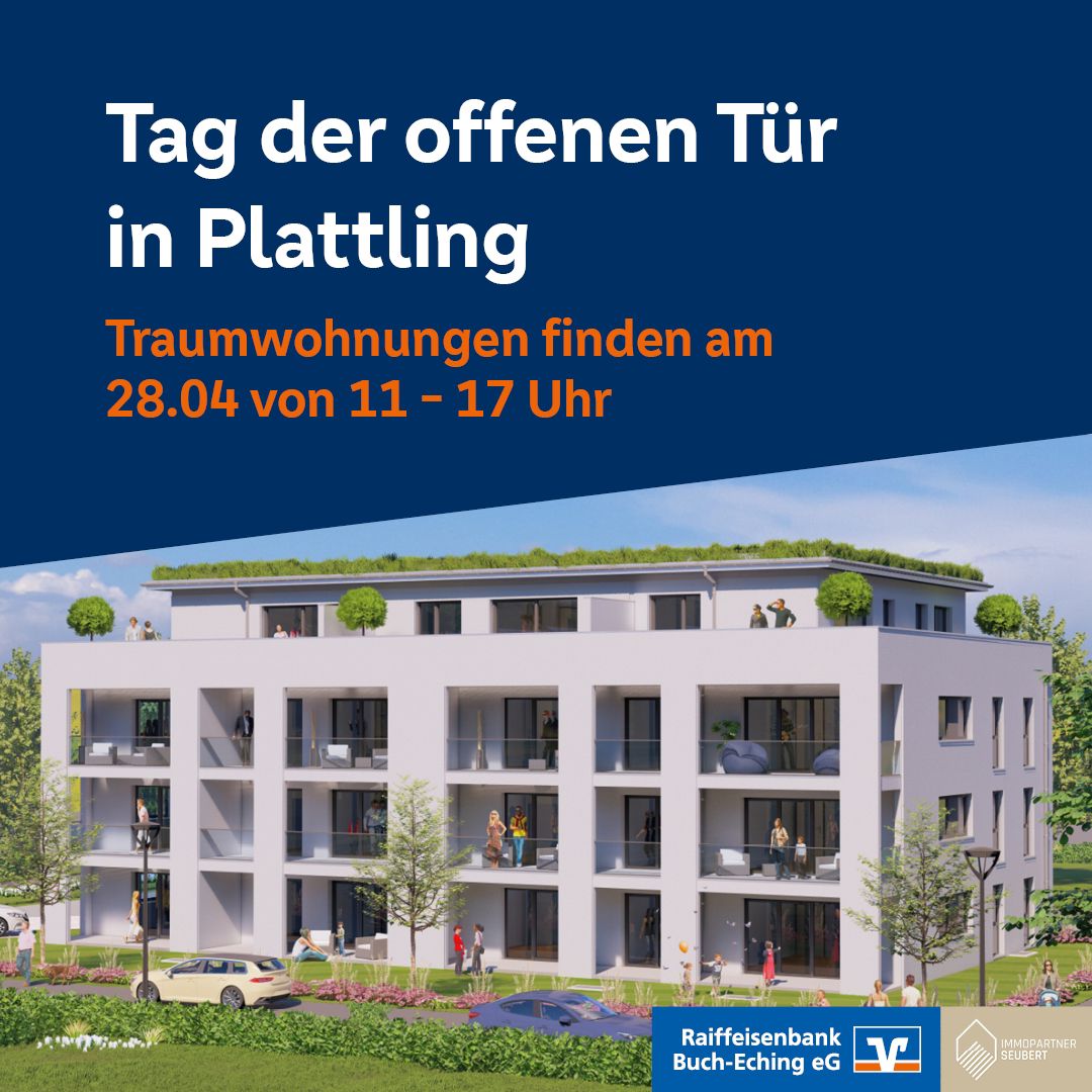 Terrassenwohnung zum Kauf Provisionsfrei 414.500 € 3 Zimmer 89,4 m² Erdgeschoss Vogelsangstraße 3 Plattling Plattling 94447