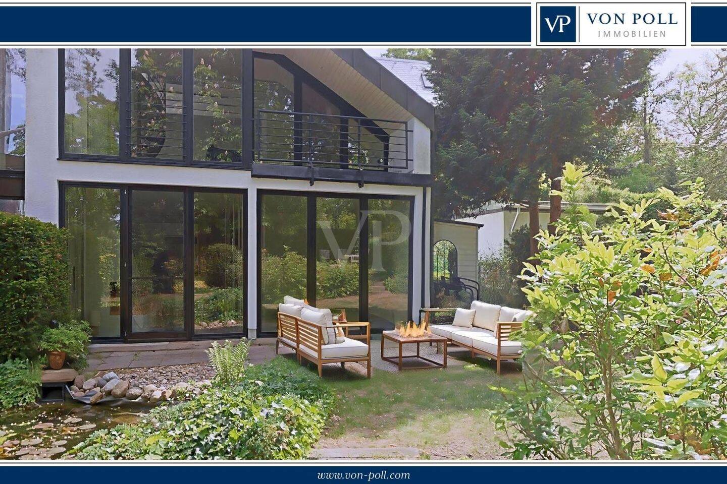 Modernes Design mit Bootssteg - Stylisches Reihenendhaus am kleinen Wannsee