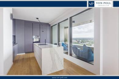 Wohnung zum Kauf 930.000 € 2 Zimmer 102 m² 17. Geschoss frei ab sofort Gallus Frankfurt am Main 60326